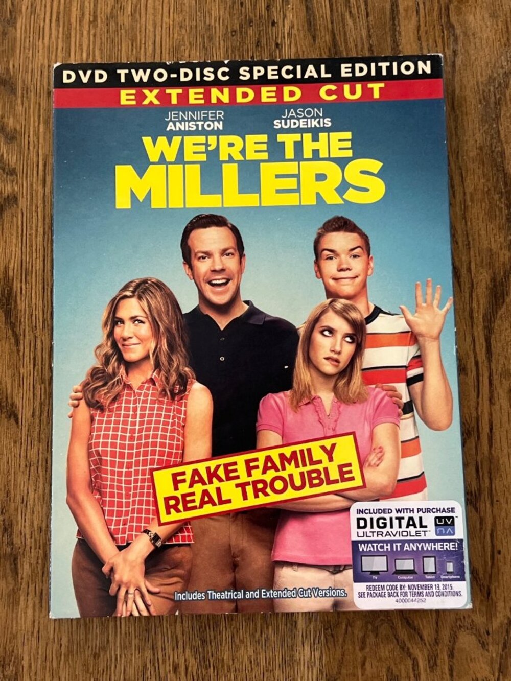 Were The Millers 2013 Movie DVD Two-Disc Special Edition Extended Cut Pre-Owned